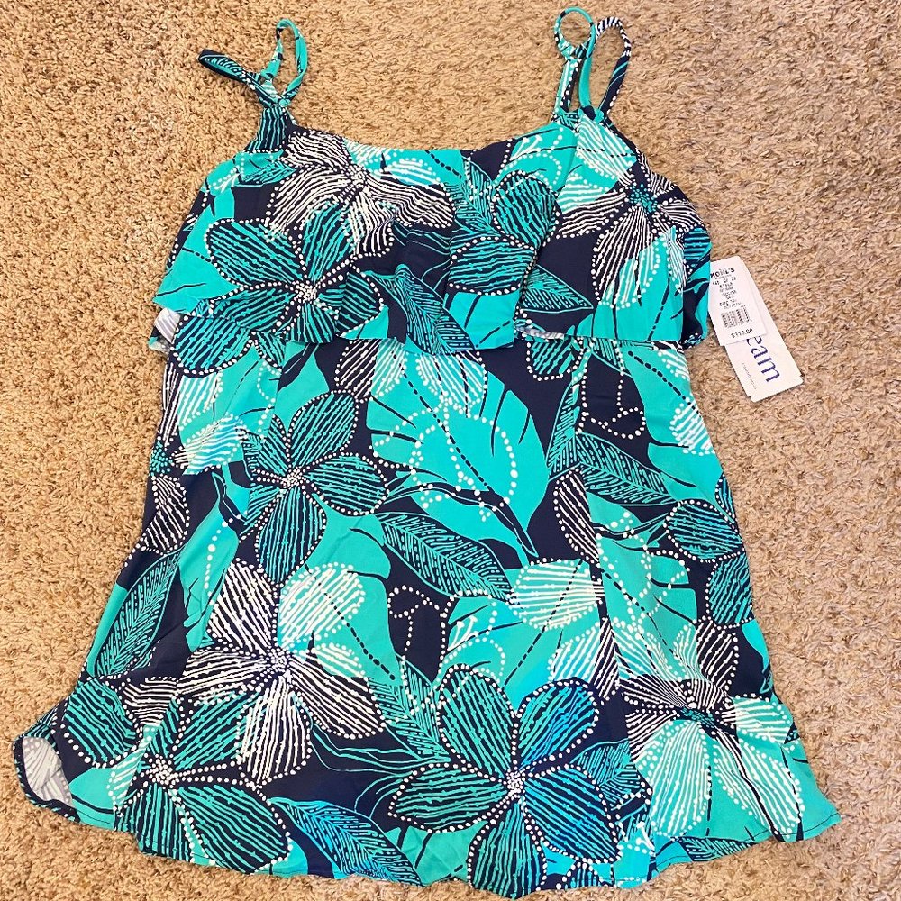 UpStream Swim Dress Bathing Suits One-piece Swimsuit New